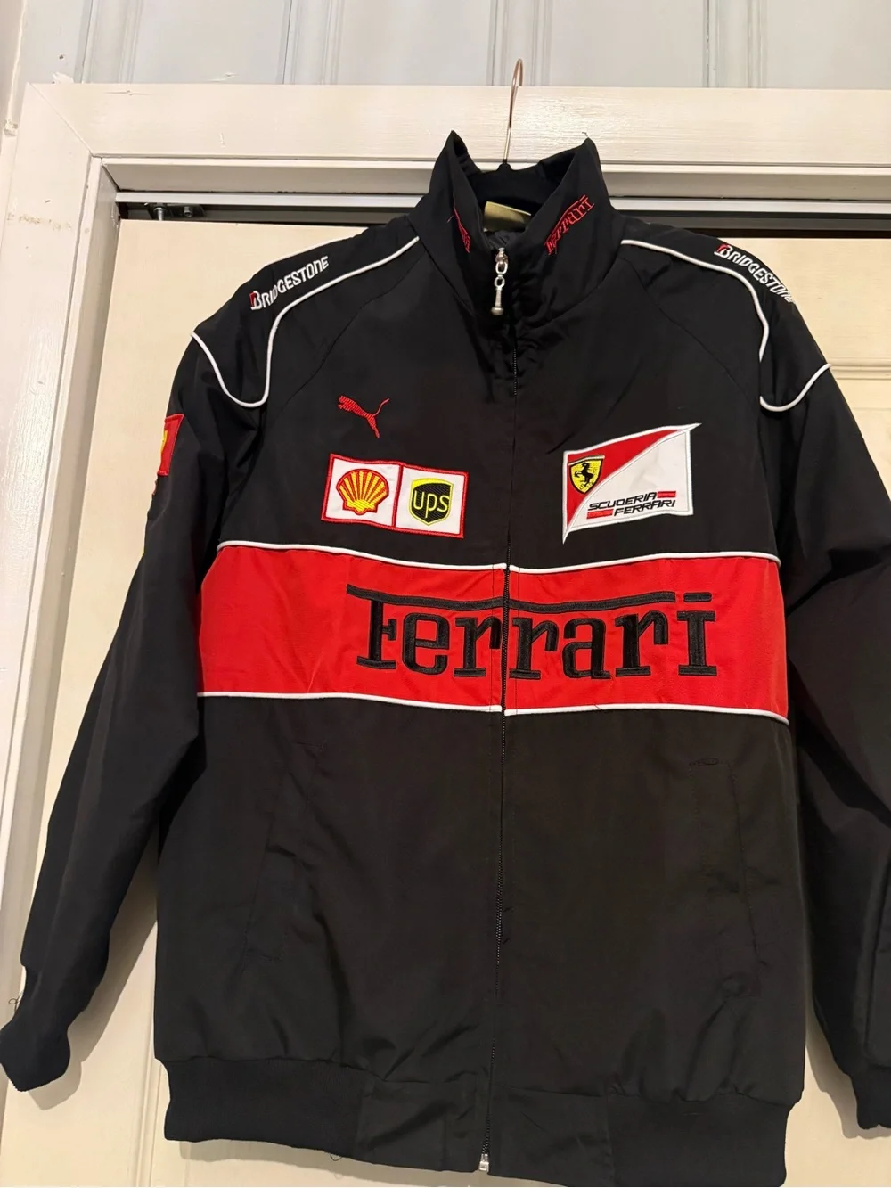 F1 Vintage Ferrari Racing Jacket - Black Edition
